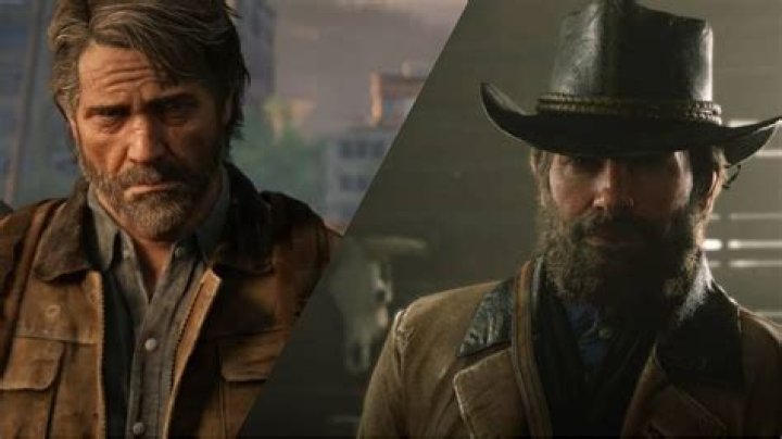 Arthur Morgan and Benny from Red Dead Redemption 2