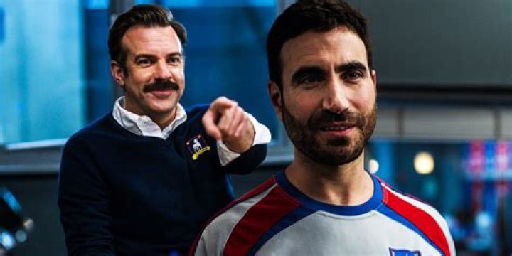 Brett Goldstein as Roy Kent in 'Ted Lasso,' and Roy Keane