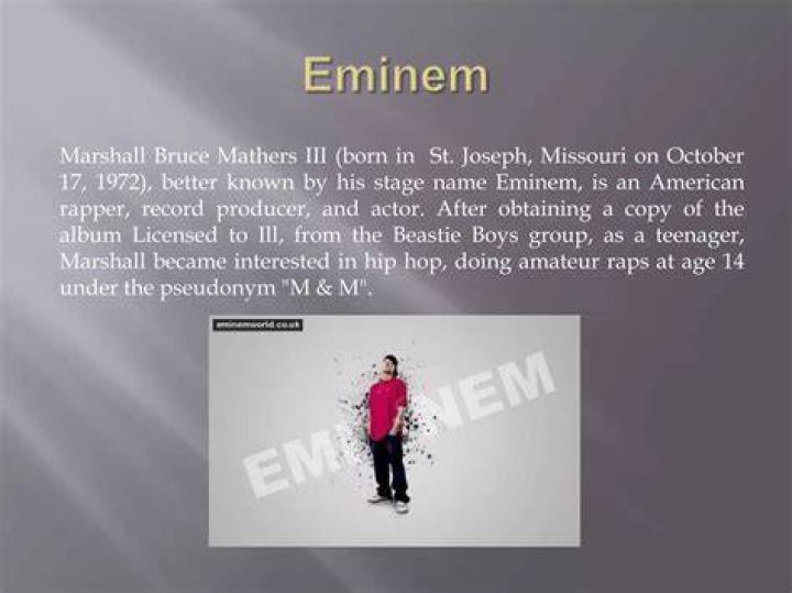 Eminem Biography