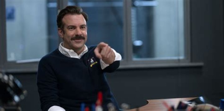 Jason Sudeikis as Ted Lasso in 'Ted Lasso,' and Jurgen Klopp