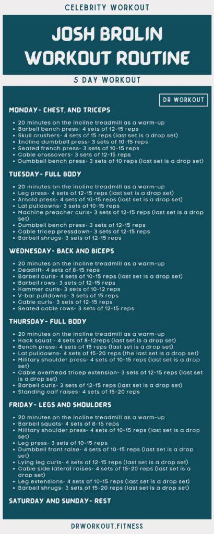 Josh Stewart Workout Routine