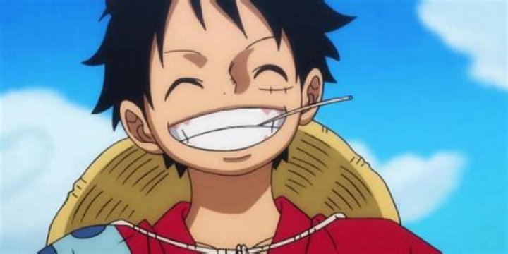 Luffy smiling at the beginning of One Piece's Wano