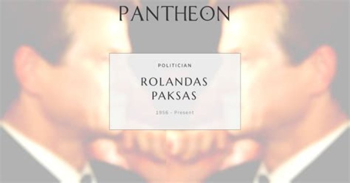 Rolandas Paksas Biography